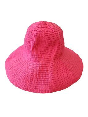 Pink Sun Hat Fabric Round Merona Jeans Target Packable Foldable DH516
